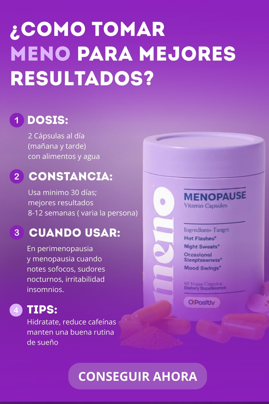MENO : Acompañándote en esta etapa, paso a paso💜